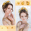 94Pcs 6 Style Glass Rhinestone Cabochons GLAA-FG0001-16A-6