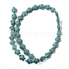 Synthetic Turquoise Beads Strands G-E456-35D-8x10mm-3