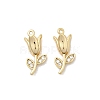 Brass Micro Pave Cubic Zirconia Pendants X-KK-A275-04B-G-1