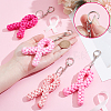 4Pcs Polyester & Spandex Penedant Decoration KEYC-PH01547-3