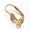Ion Plating(IP) 304 Stainless Steel Shell Leverback Earring Findings STAS-F075-34-1