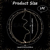 Alloy with Rhinestone Hair Chain DIY-WH20058-11G-2