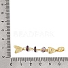 Brass Pave Cubic Zirconia Clear Cubic Zirconia & Natural Amethyst & Enamel European Dangle Charms GG-CBA3401-01G-B04-3