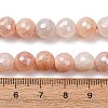 Electroplated Natural Pink Aventurine Beads Strands G-B191-A05-8mm-4