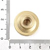 Texture Theme Roung Brass Stamp Head LS-AJEW-M036-06O-G-4