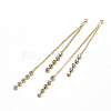 Brass Chain Tassel Big Pendants KK-T032-167G-1