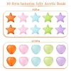 175Pcs 10 Style Imitation Jelly Acrylic Beads MACR-YW0001-80-2