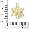 Christmas Alloy with Plastic Imitation Pearl Pendants LS-FIND-Z101-02G-3