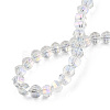 Electroplate Glass Beads Strands EGLA-S176-07B-A01-4