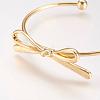 Brass Cuff Bangle BJEW-P168-B27-2