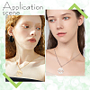 12Pcs 2 Colors 201 Stainless Steel Pendants STAS-DC0011-01-6