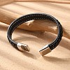Imitation Leather Cord Bracelets BJEW-N0011-029B-1