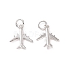 Rack Plating Brass Charms ZIRC-C042-09P-1