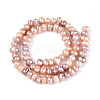 Natural Cultured Freshwater Pearl Beads Strands PEAR-N025-01B-3