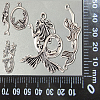 100Pcs 10 Styles Tibetan Style Alloy Pendants TIBEP-CJ0001-52-9
