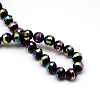 Electroplate Glass Beads Strands X-EGLA-Q069-D03-1