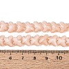 Opaque Glass Beads Strands GLAA-N073-01B-4