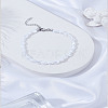 1Pc ABS Plastic Imitation Pearl Beaded Bracelets for Women BJEW-LP0005-03-3