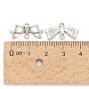 Bowknot Alloy Links connectors EA11930Y-NF-3