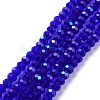 Electroplate Glass Beads Strands EGLA-A034-T1mm-L16-1