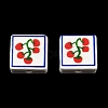 Printed Handmade Porcelain Beads PORC-G016-04-2