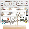 Triple Levels Rectangle Iron Earring Display Stand CON-PW0001-151C-01-1