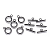 304 Stainless Steel Toggle Clasps STAS-G130-39B-2