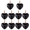 Spray Painted Glass Pendants GLAA-YW0001-99-1