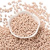 Rubberized Style Glass Seed Beads SEED-Z003-01G-2
