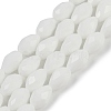 Opaque Solid Color Beads Strands EGLA-N013-P8mm-D02-1