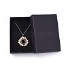 Natural Freshwater Pearl Pendant Necklaces NJEW-JN02471-6