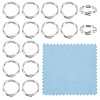 16Pcs 925 Sterling Silver Split Rings STER-HY0001-16-1