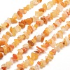 Natural Topaz Jade Chip Bead Strands X-G-M205-16-1