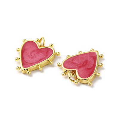 Rack Plating Brass Enamel Pendants KK-D074-03G-02-1