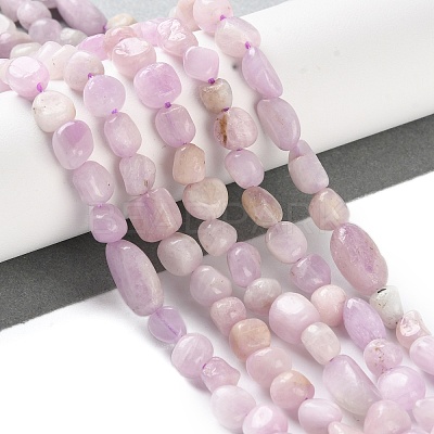 Natural Kunzite Beads Strands G-P497-01C-36-1