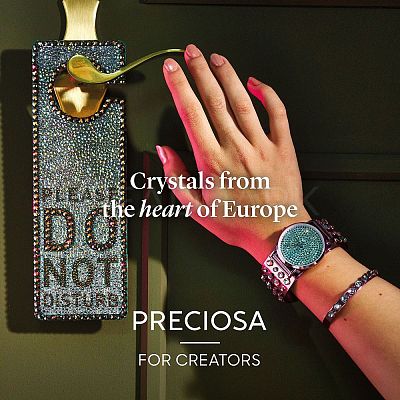 Preciosa® Crystal Hotfix Flatback Stones Y-PRC-HSS12-70030-1