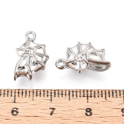 304 Stainless Steel Pendant Cabochon Settings STAS-N114-35P-1