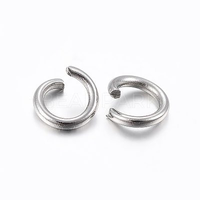 Non-Tarnish 304 Stainless Steel Open Jump Rings LS-X-STAS-H437-6x1mm-1