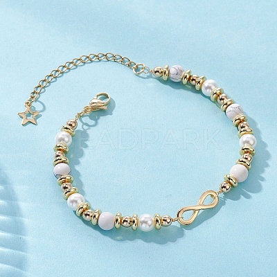 Infinity 304 Stainless Steel Link Bracelets BJEW-JB12799-01-1