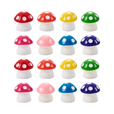 80Pcs 8 colors Resin Home Decorations RESI-KS0001-07-1