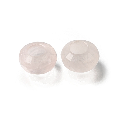 Natural Rose Quartz European Beads GG-NH0003-A16-1