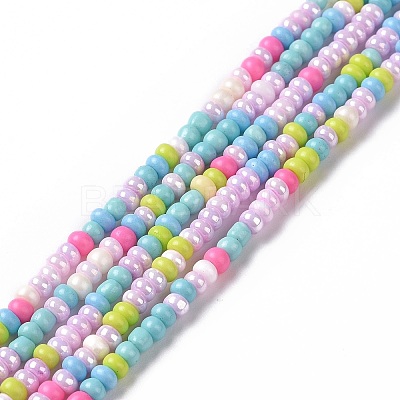Glass Seed Bead Strands LAMP-B021-04H-1
