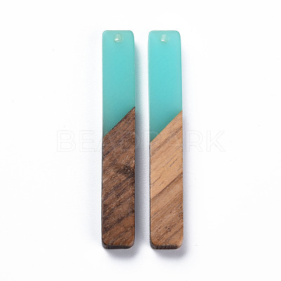 Resin & Walnut Wood Big Pendants X-RESI-S358-39L-1