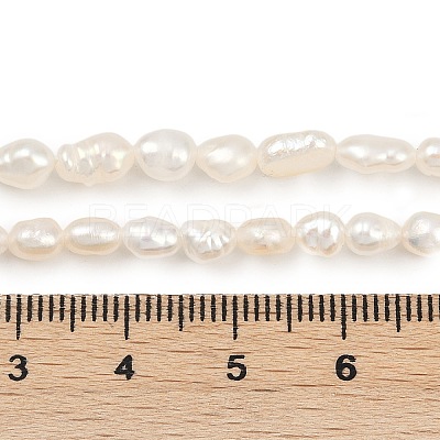 Natural Cultured Freshwater Pearl Beads Strands PEAR-P064-20G-03A-1