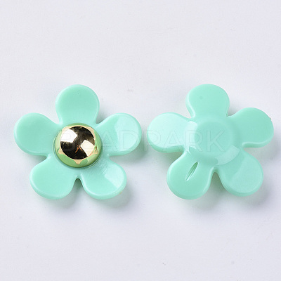 Opaque Acrylic Beads SACR-N007-B-01-1