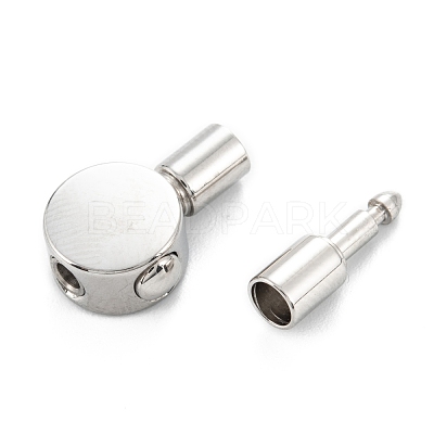 Tarnish Resistant 304 Stainless Steel Bayonet Clasps STAS-P285-03P-1