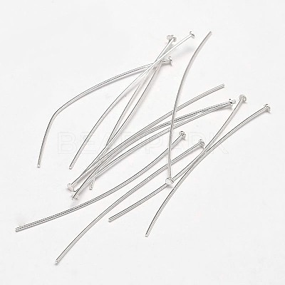 925 Sterling Silver Flat Head Pins STER-F018-01C-1