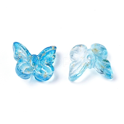 Electroplate Glass Beads EGLA-E059-E-1