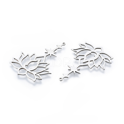 Non-Tarnish 201 Stainless Steel Pendants STAS-N090-LA909-1-1