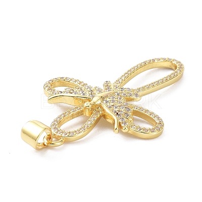 Brass Micro Pave Cubic Zirconia Pendant ZIRC-C021-22G-1